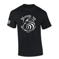 thumbnail image 1 of Mens Christian Mount Up Like Eagles Isaiah 40:31 Short Sleeve T-shirt Graphic Tee-Black-large, 1 of 1