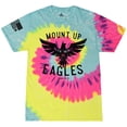 thumbnail image 1 of Mens Christian Mount Up Like Eagles Isaiah 40:31 Short Sleeve T-shirt Graphic Tee-Blast Tie Dye-xxxl, 1 of 1