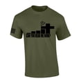 thumbnail image 1 of Mens Christian Shirt Can You Hear Me Now Good Service Christian Flag Sleeve Short Sleeve T-shirt Graphic Tee-Military-5xl, 1 of 4