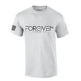 thumbnail image 1 of Mens Christian Shirt Forgiven 1 John 1:9 Short Sleeve T-shirt Graphic Tee -Ash Grey-6xl, 1 of 4