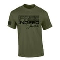 thumbnail image 1 of Mens Christian Shirt Free Indeed John 8:36 Scripture Christian Flag Sleeve Short Sleeve T-shirt Graphic Tee-Military-6xl, 1 of 4