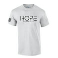 thumbnail image 1 of Mens Christian Shirt Hope Psalm 42:5 Short Sleeve T-shirt Graphic Tee-Ash Grey-xxl, 1 of 4