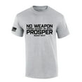 thumbnail image 1 of Mens Christian Shirt No Weapon Formed Against Me Shall Prosper Isaiah 54:17 Scripture Flag Sleeve Short Sleeve T-shirt Graphic Tee-Sports Grey-xl, 1 of 4