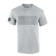 thumbnail image 1 of Mens Christian Shirt Patriotic American Flag John 3:16 Scripture American Flag Sleeve T-shirt Graphic Tee-Sports Grey-xxxl, 1 of 4