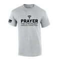 thumbnail image 1 of Mens Christian Shirt Prayer the Strongest Wireless Connection Flag Sleeve Short Sleeve T-shirt Graphic Tee-Sports Grey-4xl, 1 of 4