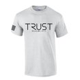 thumbnail image 1 of Mens Christian Shirt Trust in Christ Psalms 91:2 Short Sleeve T-shirt Graphic Tee-Ash Grey-5xl, 1 of 4