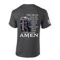 thumbnail image 1 of Mens Christian T-shirt Devil Thought He'd Won Short Sleeve T-shirt-Heather Grey-xl, 1 of 4