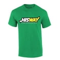 thumbnail image 1 of Mens Christian T-shirt Logo Parody Hisway I Am The Truth The Way and the Light Short Sleeve T-shirt-Antique Irish Green-4xl, 1 of 1