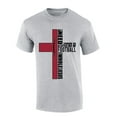 thumbnail image 1 of Mens Christian Tshirt Arizona Football and Jesus Team Color Short Sleeve T-shirt-Sports Grey-large, 1 of 1