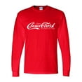 thumbnail image 1 of Mens Christian Tshirt Enjoy Jesus Christ Soda Logo Parody Long Sleeve T-shirt-Red-5xl, 1 of 1