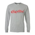 thumbnail image 1 of Mens Christian Tshirt Enjoy Jesus Christ Soda Logo Parody Long Sleeve T-shirt-Sports Grey-xxl, 1 of 1
