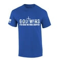 thumbnail image 1 of Mens Christian Tshirt God Wins I've Read The Final Chapter Short Sleeve T-shirt-Heather Royal-5xl, 1 of 1