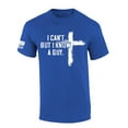 thumbnail image 1 of Mens Christian Tshirt I Can't But I Know A Guy Cross Short Sleeve T-shirt-Heather Royal-large, 1 of 1