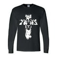 thumbnail image 1 of Mens Christian Tshirt Lion of Judah Cross Christian Long Sleeve T-shirt Graphic Tee-Black-large, 1 of 1