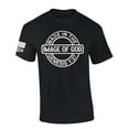 thumbnail image 1 of Mens Christian Tshirt Made in the Image of God Short Sleeve T-shirt Graphic Tee-Black-small, 1 of 1