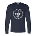 thumbnail image 1 of Mens Christian Tshirt Man of Faith Rooted in Christ Christian Long Sleeve T-shirt Graphic Tee-Navy-4xl, 1 of 1