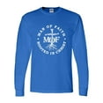 thumbnail image 1 of Mens Christian Tshirt Man of Faith Rooted in Christ Christian Long Sleeve T-shirt Graphic Tee-Royal-medium, 1 of 1