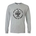 thumbnail image 1 of Mens Christian Tshirt Man of Faith Rooted in Christ Christian Long Sleeve T-shirt Graphic Tee-Sports Grey-large, 1 of 1