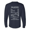 thumbnail image 1 of Mens Christian Tshirt Salvation Receipt Jesus Paid All Long Sleeve T-shirt-Navy Blue-large, 1 of 1