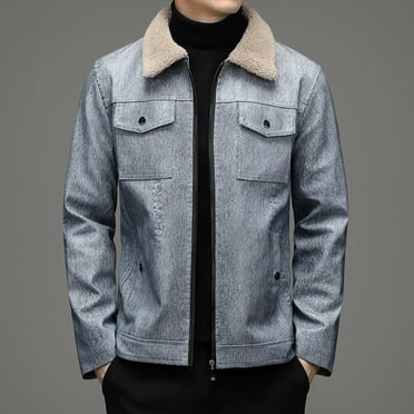 Mens Christmas Gift Ofreoo Men's Stitching Drawstring Hooded Slim Fashion Jacket Coat Outwear
