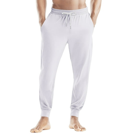 Mens Christmas Pajama Pants Soft Lounge Pants Lightweight Sleepwear Pants PJ Bottoms Jogger Trousers with Pockets and Button Fly