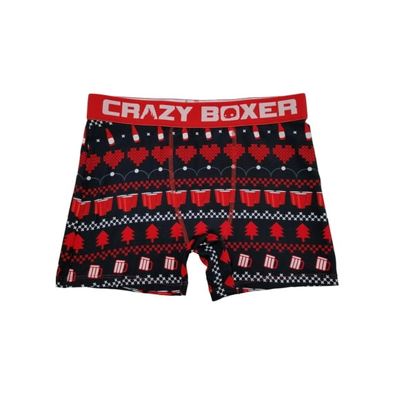 Mens Christmas Party Red Solo Cup Novelty Underwear Boxer Briefs Medium