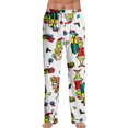 thumbnail image 1 of Mens Christmas Print Lounge Pants Casual Loose Sleepwear Bottoms Adjustable Drawstring Soft Holiday Pajamas Homewear for Holiday Mornings, 1 of 4