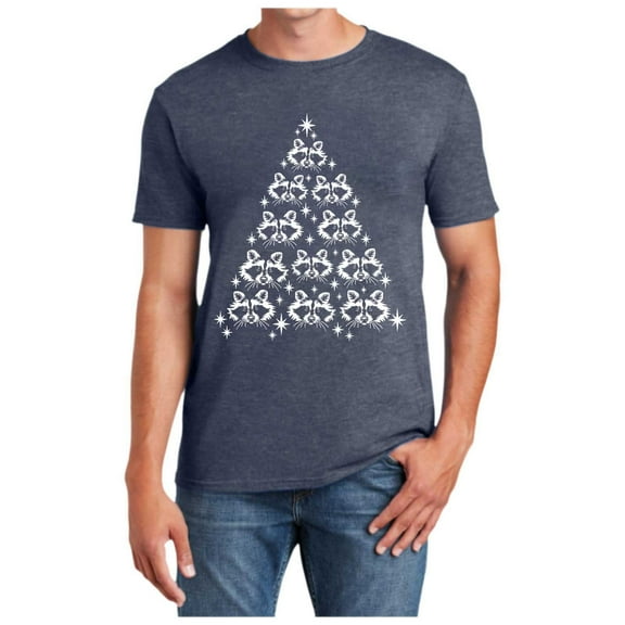 Mens Christmas T Shirts Short Sleeve Funny Graphic Pajamas Tee Crew Neck Casual 2025 Fashion Family Xmas Gift Mens T-Shirts Navy S