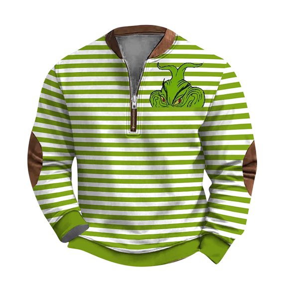 Mens Christmas Tee Shirt Men'S Christmas Ugly Sweatshirts Fluorescent Green XL