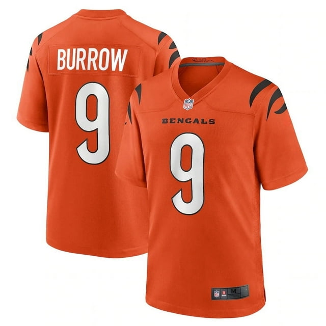 Mens Cincinnati_Bengal #9 Joe_Burrow Fans Shirts Team Jersey Football ...