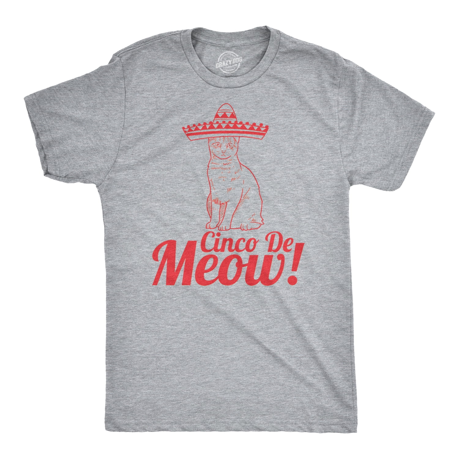 Mens Cinco De Meow T-Shirt Funny Cat Cinco De Mayo Mens Cinco De Meow T-Shirt Funny Cat Cinco De Mayo