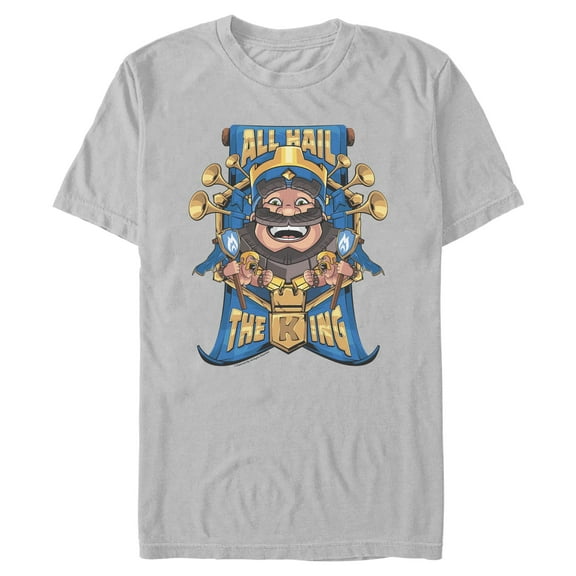 Mens Clash Royale All Hail The King T Shirt