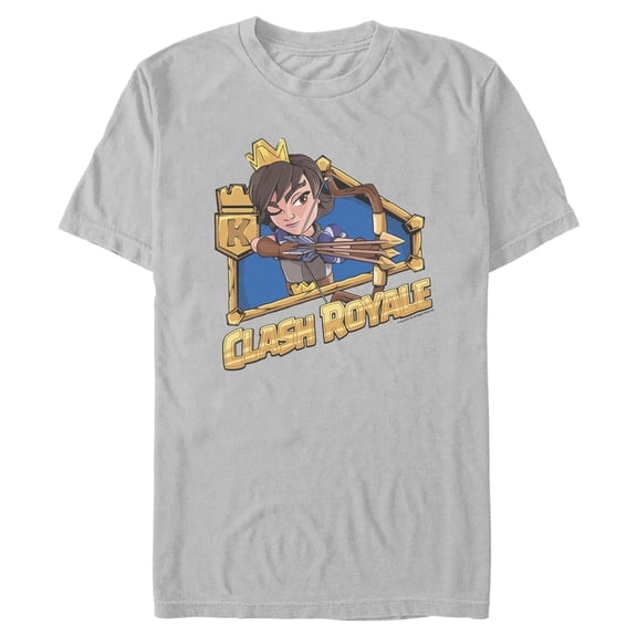 Mens Clash Royale Princess and Logo T Shirt