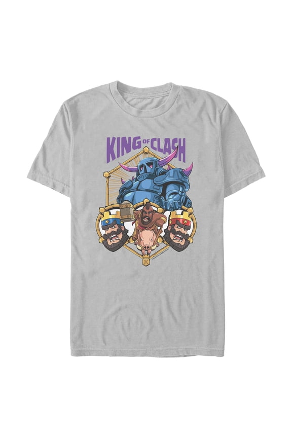 Mens Clash Royale Red and Blue Kings T Shirt