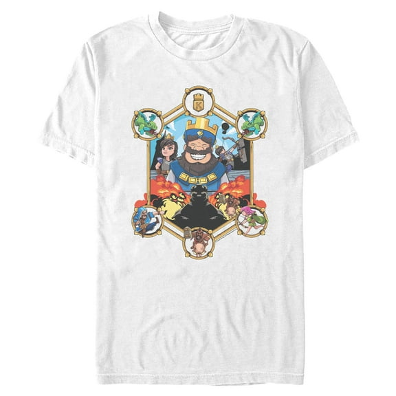 Mens Clash Royale Royal Characters T Shirt