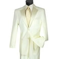 thumbnail image 1 of Mens Classic 2 Button Poplin Tuxedo in Ivory, 1 of 1