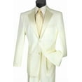 thumbnail image 1 of Mens Classic 2 Button Poplin Tuxedo in Ivory, 1 of 1
