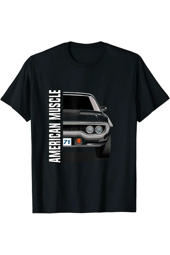 Mens Classic American Muscle Car R T-Shirt