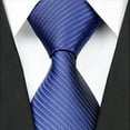 thumbnail image 1 of Mens Classic Blue Business and Formal Neck Tie, Wide Width, 1 of 2