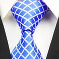 thumbnail image 1 of Mens Classic Blue Business and Formal Neck Tie, Wide Width, 1 of 3