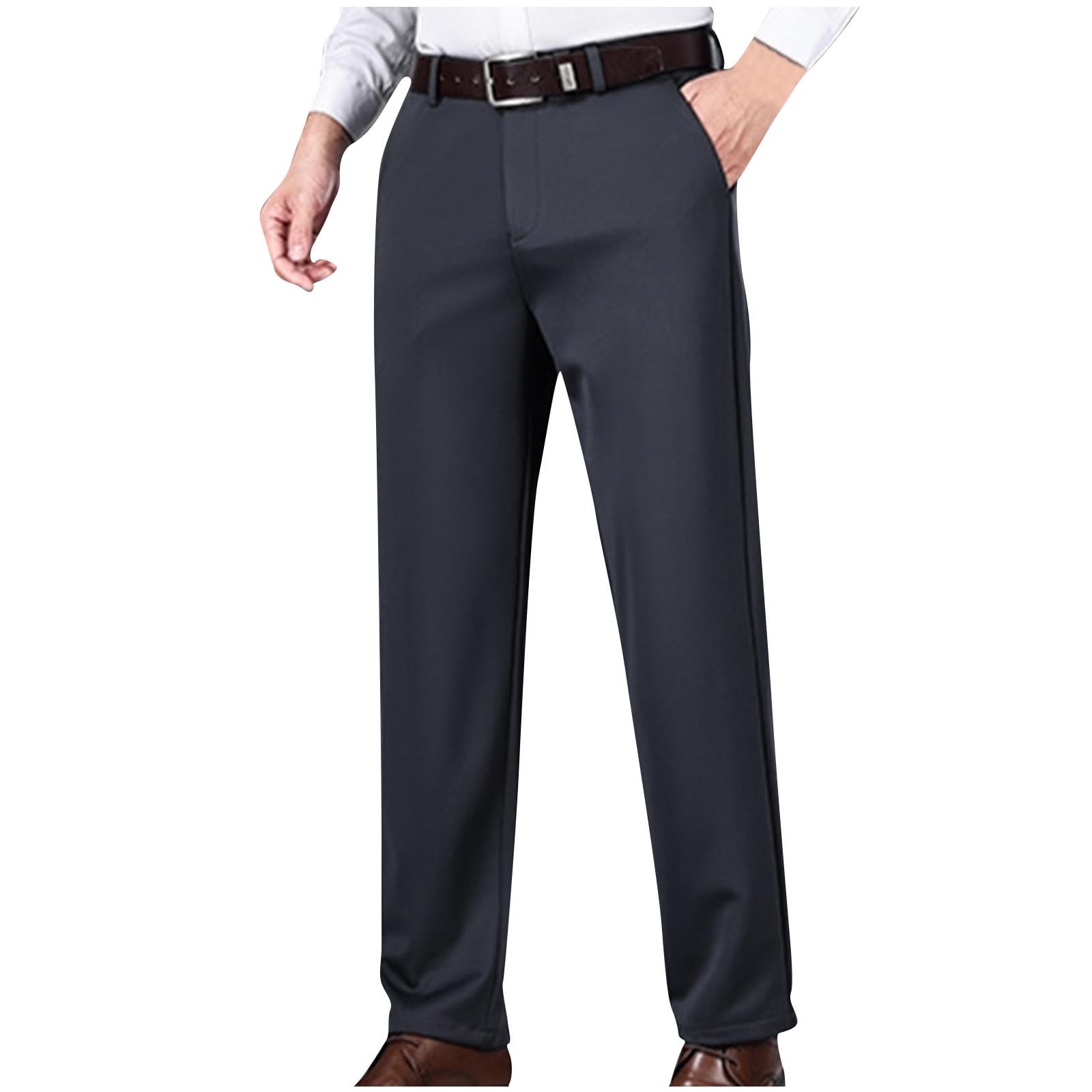 Mens Classic Dress Pants No-Iron Wrinkle Flat Front Suit Pants Business Wedding Formal Pant Expandable Waist Stretch - Walmart.com Mens Classic Dress Pants No-Iron Wrinkle Flat Front Suit Pants Business Wedding Formal Pant Expandable Waist Stretch - Walmart.com