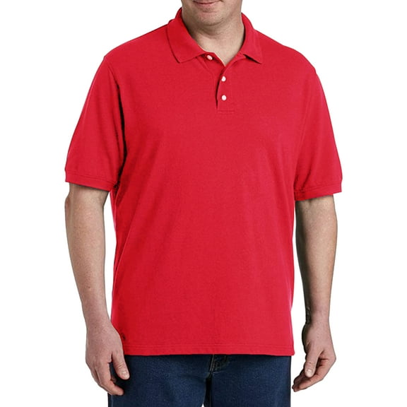 Mens Classic Extended Sizing Pique Polo Shirts (3XL-5XL)