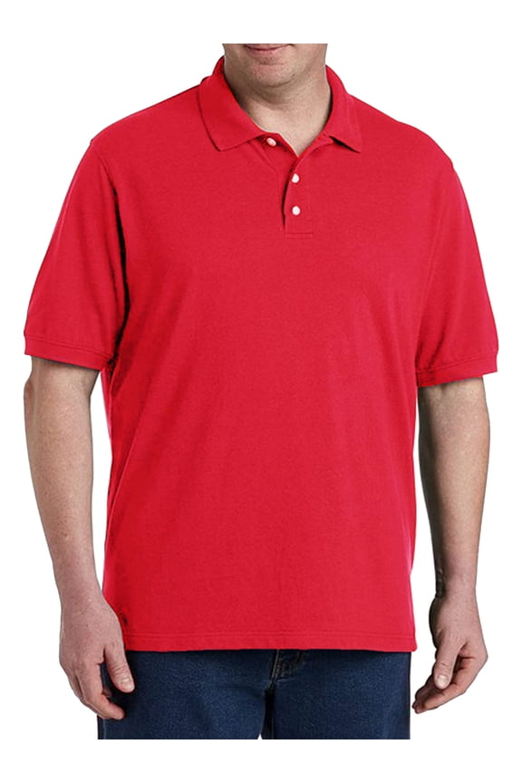 Mens Classic Extended Sizing Pique Polo Shirts (3XL-5XL)