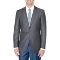thumbnail image 1 of Mens Classic Fit Charcoal Gray Heather Two Button Wool Blazer Sportcoat, 1 of 3