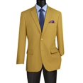 thumbnail image 1 of Mens Classic Fit Poplin Club Sport Coat Blazer in Gold, 1 of 1