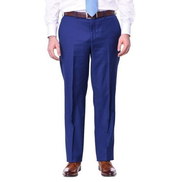 Men's Royal Blue  3 Piece Executive Dress Suits for Men Narrow Leg Pants main image 1