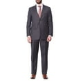 thumbnail image 1 of Mens Classic Fit Two Button 100% Wool Wrinkle Resistant Suit - Medium Grey, 1 of 4