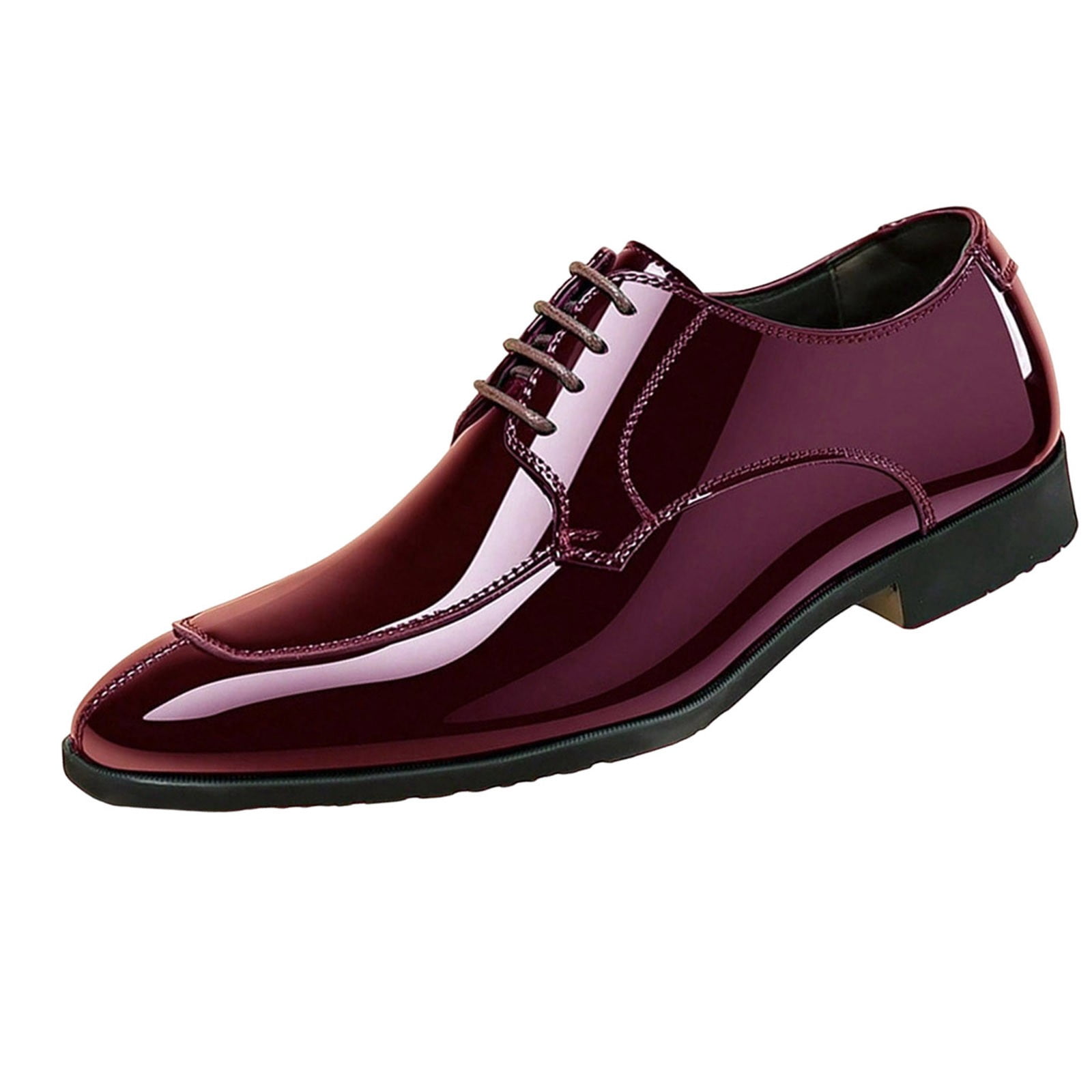 princess polly baby blue dress Gretel Vintage Oxfords (Burgundy) – American Duchess main image 0