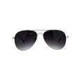 thumbnail image 1 of Mens Classic Luxury Designer Pilots Officer Metal Rim Sunglasses Silver Smoke, 1 of 4