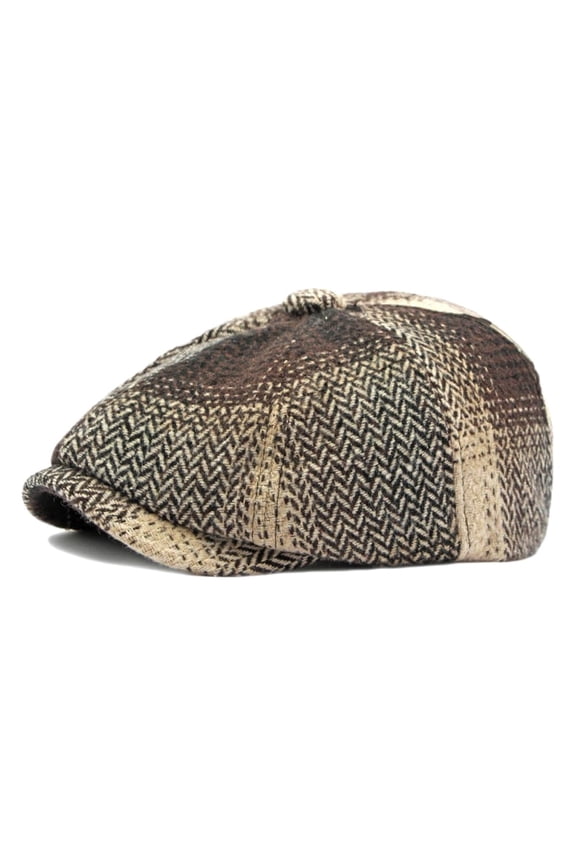Mens Classic Newsboy Flat Cap Gatsby Ivy Cabbie Hat